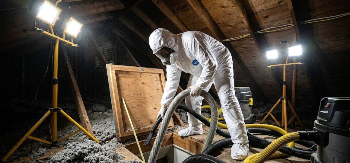 Attic rodent cleanup in Greensboro
